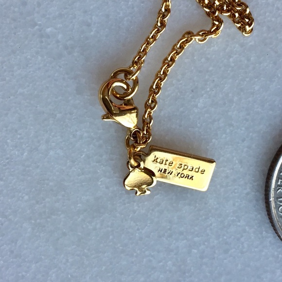 ♠️kate spade Take A Bow Necklace in Gold♠️ - Picture 8 of 8